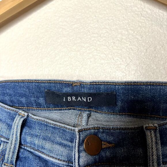 J Brand Brya Breathless Destructed Distressed Ripped Bootcut Jeans Size 28 - Picture 6 of 10